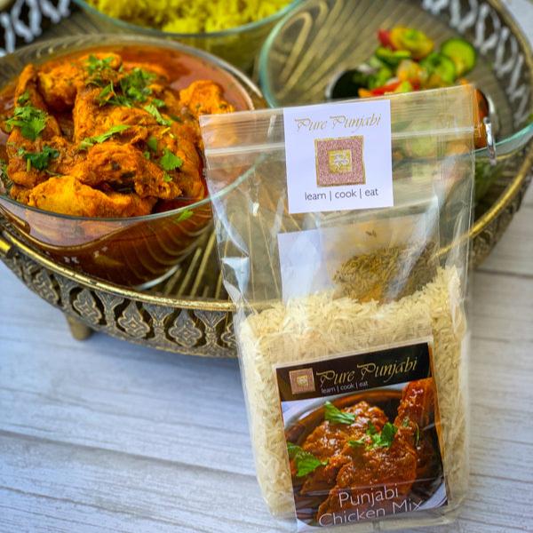 Punjabi Chicken, Dinner kit, curry kit, Indian chicken, quick chicken dinners, gluten free chicken, wheat free chicken, dairy free chicken, www.purepunjabi.co.uk, www.indianmealkits.co.uk