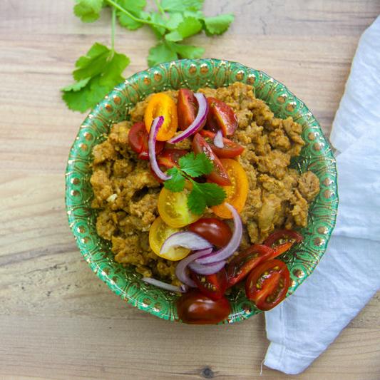 Indian Scrambled Eggs & Paratha dinner kit by Pure Punjabi, Indian egg dishes, Vegetarian, meal kits, curry kits, www.purepunjabi.co.uk, www.indianmealkits.co.uk