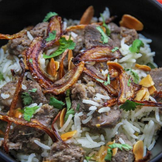 Lamb biriyani, biriyani, meat biriyani, Punjabi biriyani, how to make biriyani