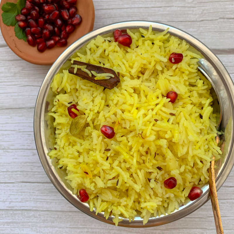 Pilau rice, Indian rice, saffron rice, how to cook rice, basmati rice, fluffy rice