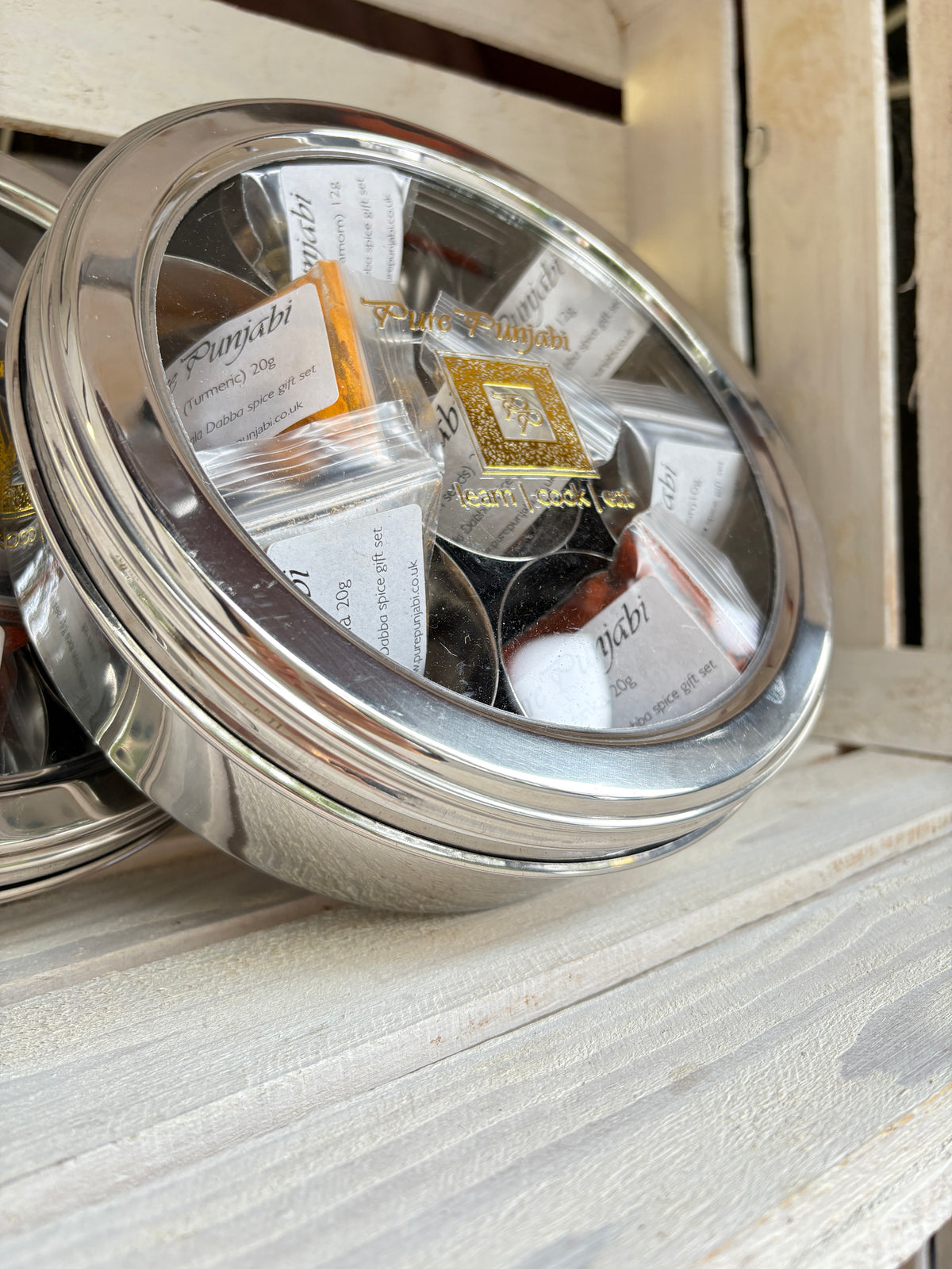 Masala Dabba Spice Tin gift set