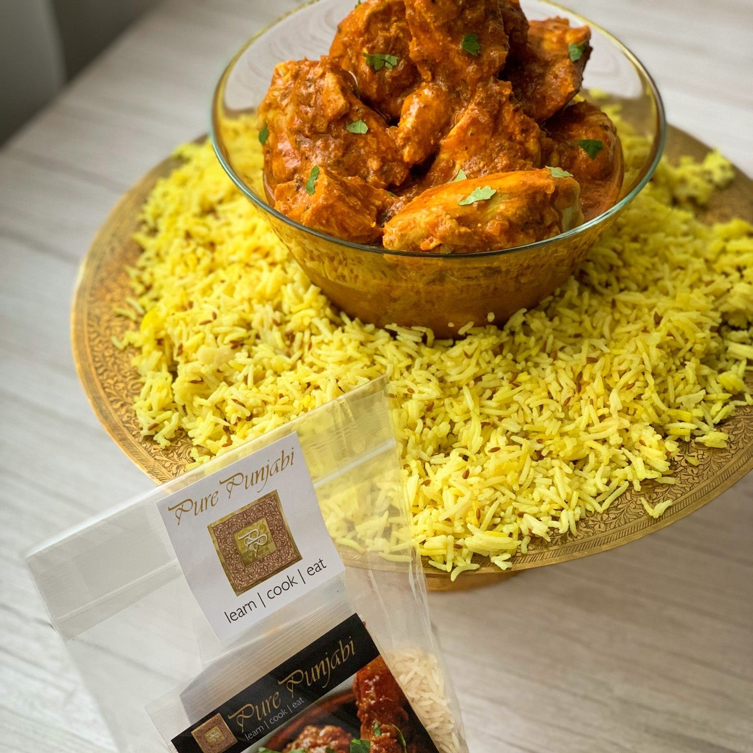 Punjabi chicken, chicken curry, Indian chicken curry, Great Taste Awards, Jeera Rice, Cumin Rice, Indian rice, how to cook rice