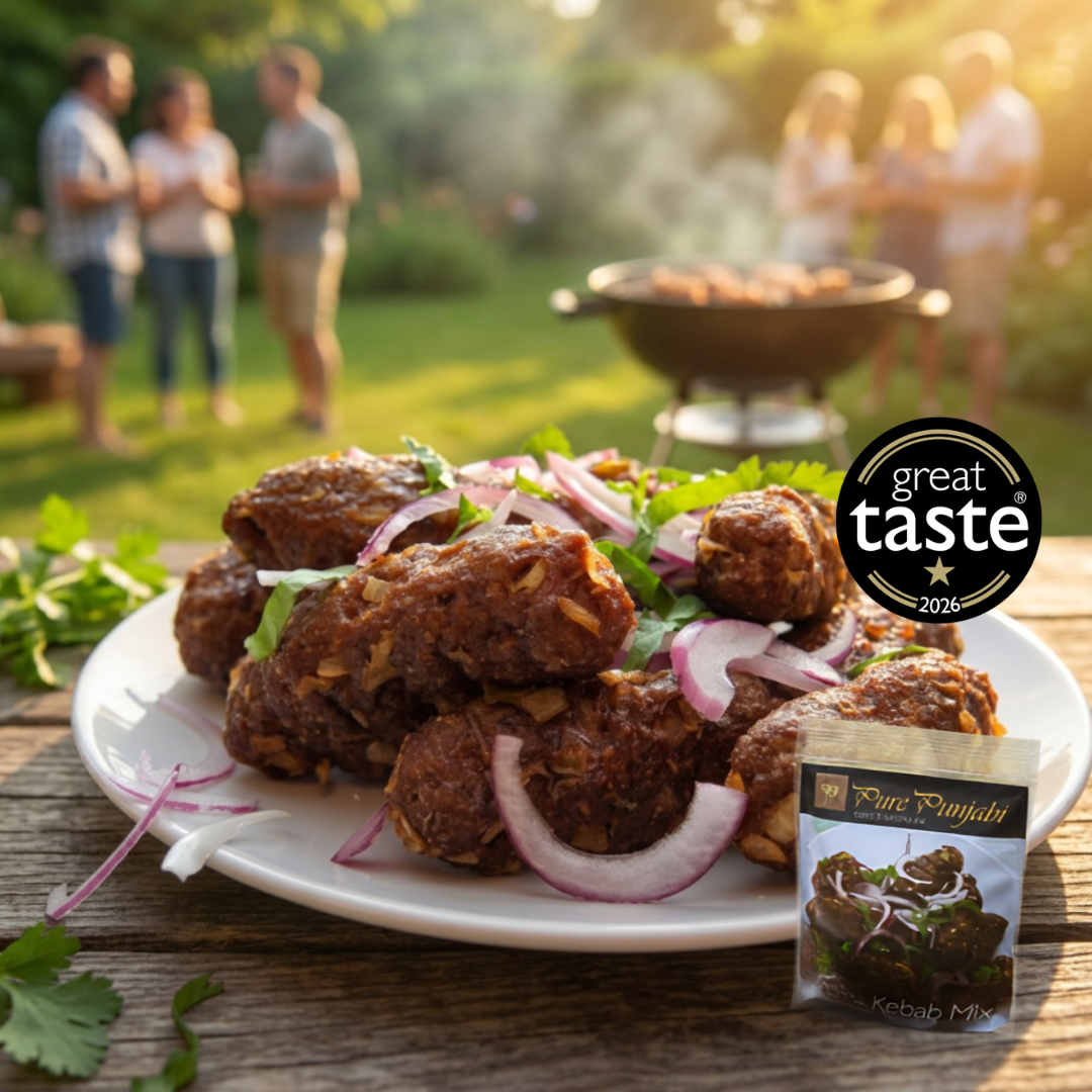 Pure Punjabi Indian BBQ Meal Kit Box  -Great Taste Award winning Lamb Kebab Mix