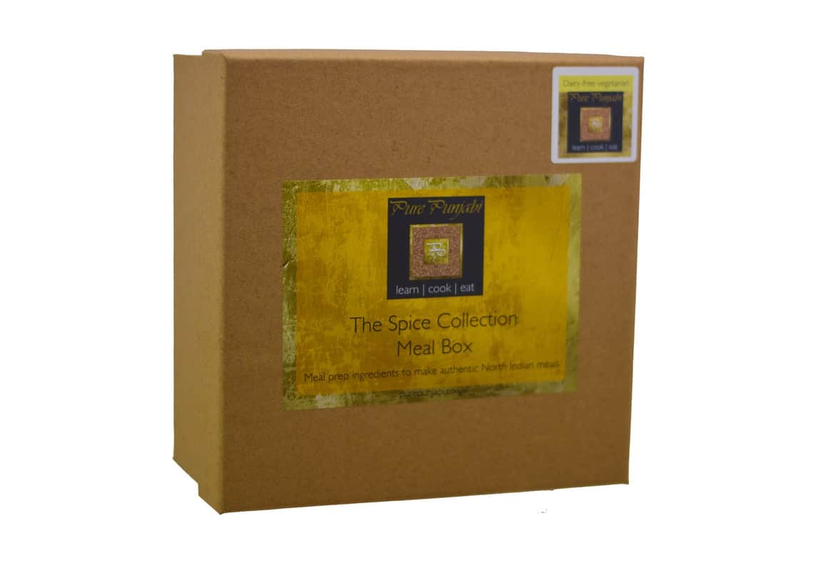 Pure Punjabi Dairy-free vegetarian meal kit box