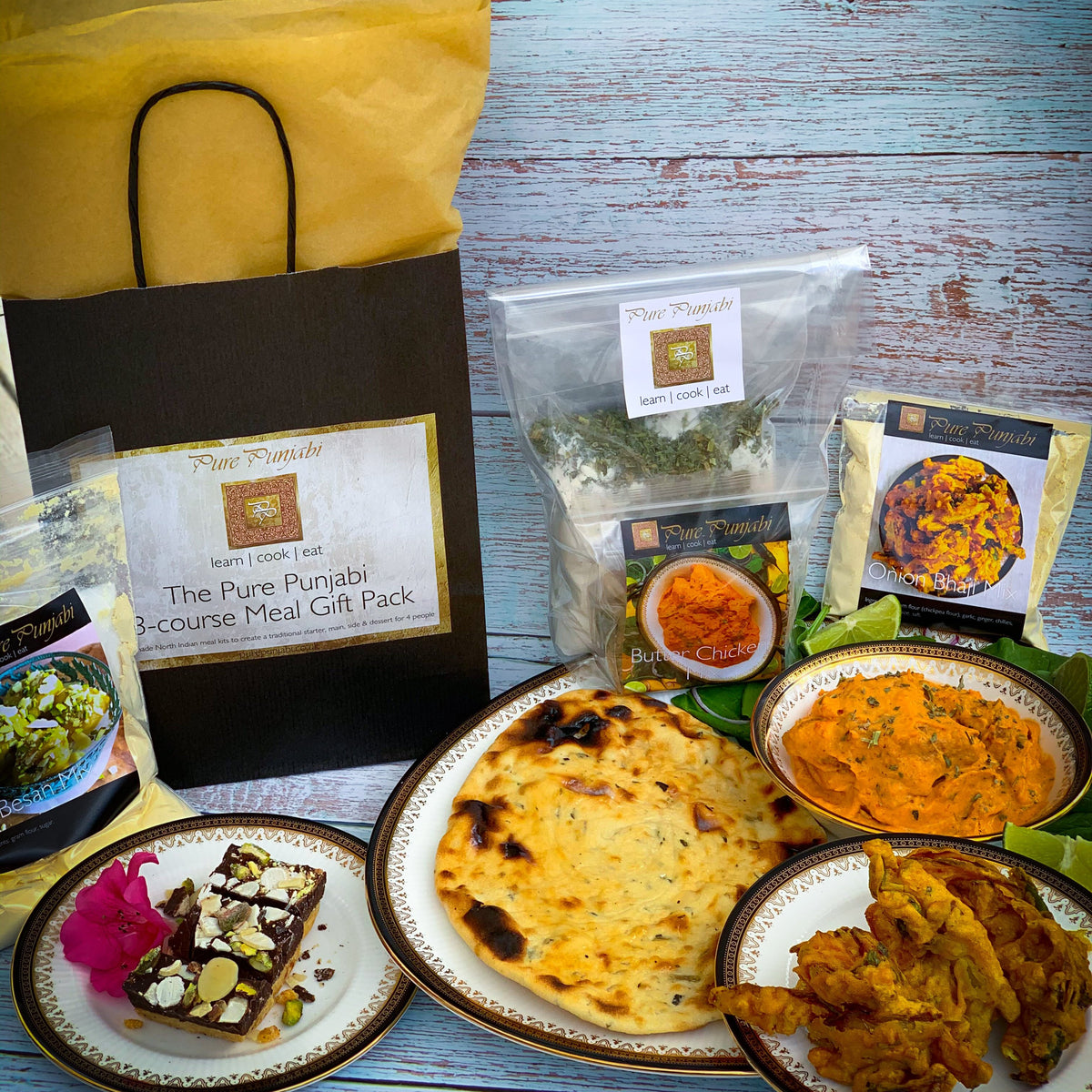 Butter chicken, purepunjabi.co.uk, chicken dishes, Punjabi butter chicken, authentic butter chicken, malai chicken, naan bread, naan, onion bhajis, pakore, besan