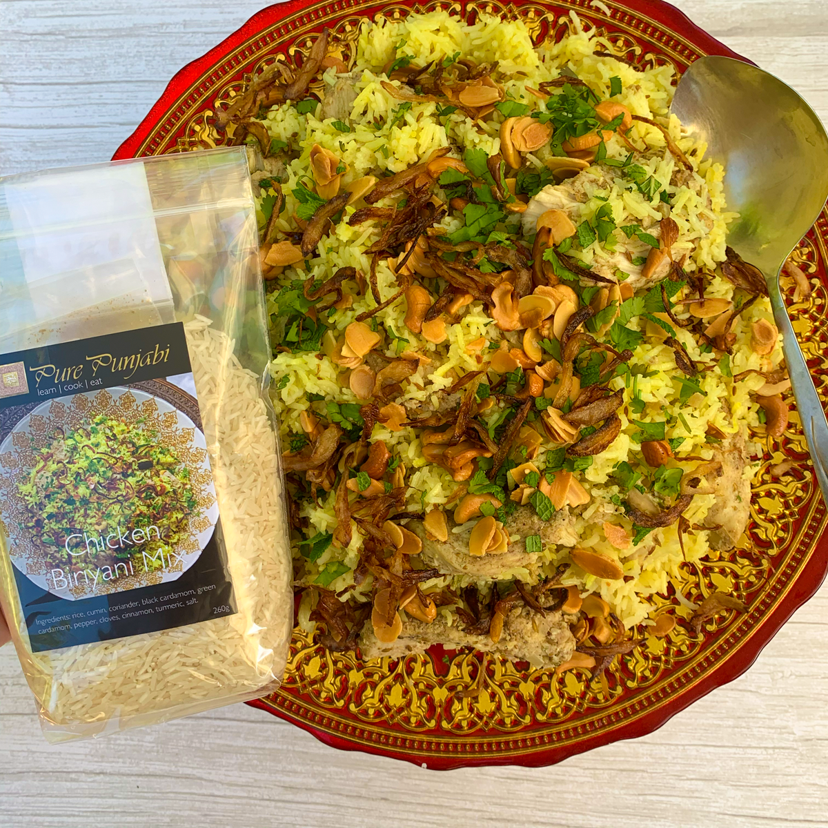 Pure Punjabi Indian BBQ Meal Kit Box Chicken biriyani, biriyani, Punjabi biriyani, purepunjabi.co.uk
