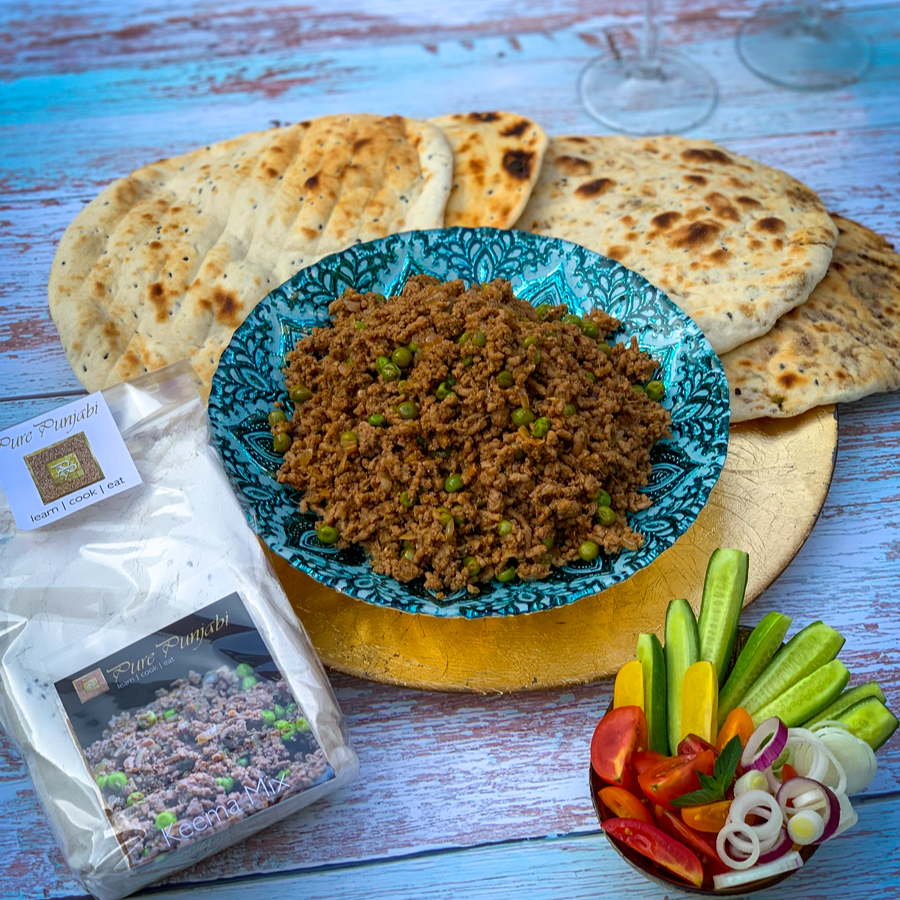 Keema Naan dinner kit by Pure Punjabi, dairy free, www.purepunjabi.co.uk, www.indianmealkits.co.uk