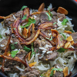 Lamb biriyani, biriyani, meat biriyani, Punjabi biriyani, how to make biriyani