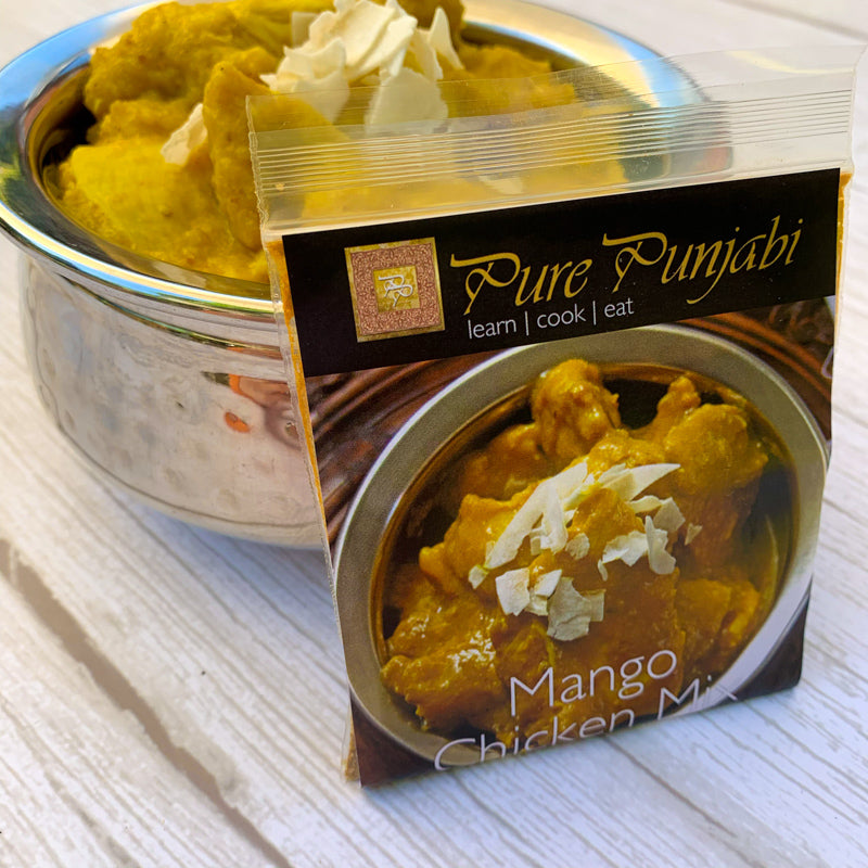 mMango chicken, Indian chicken, chicken dish, Chicken curry, gluten-free chicken curry, purepunjabi.co.uk