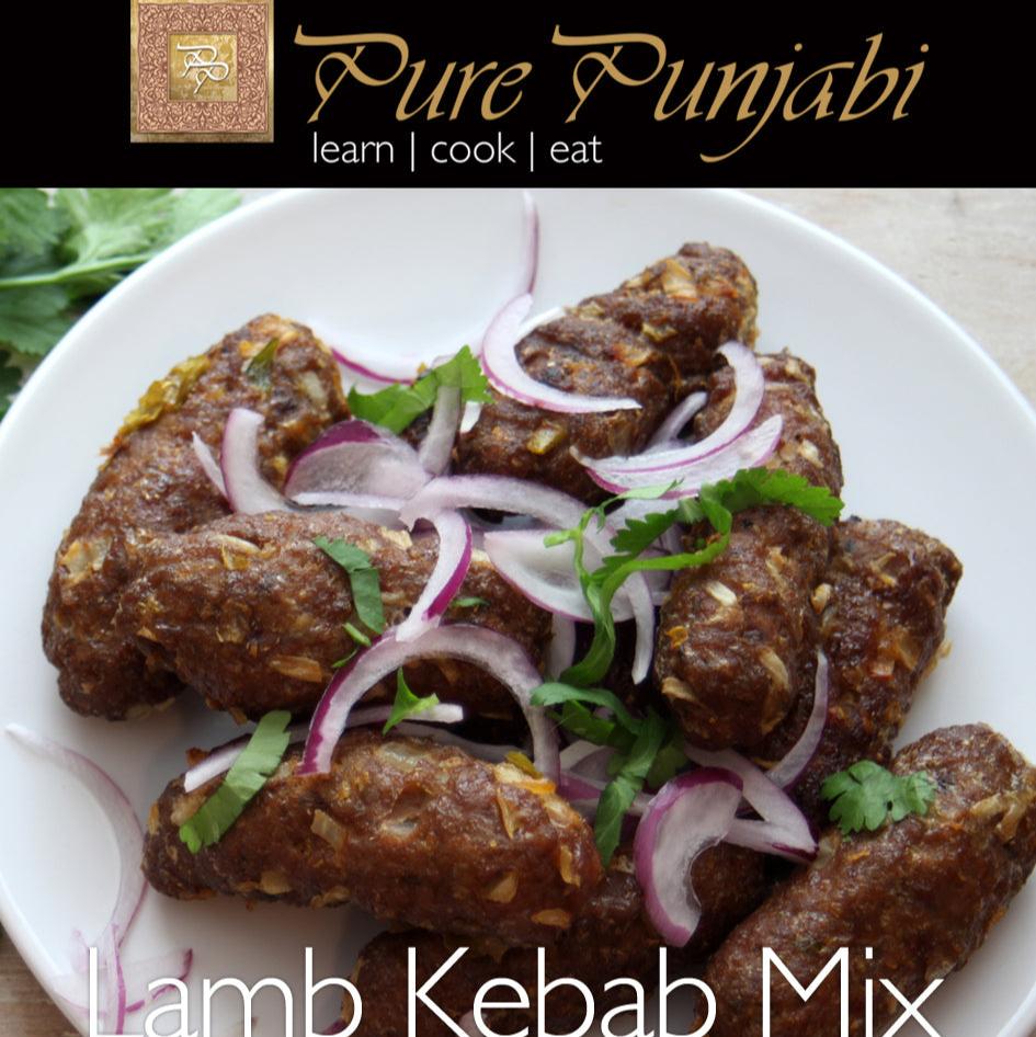 Lamb kebab, lamb kebabs, Punjabi lamb kebabs, purepunjabi.co.uk